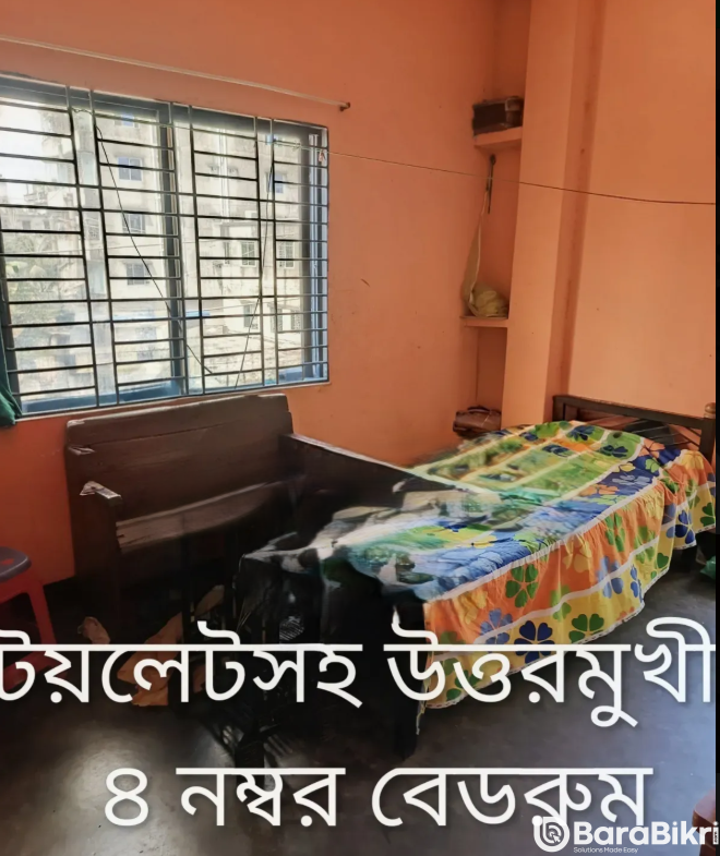 4 BHK apartment rent under 10k Dhaka