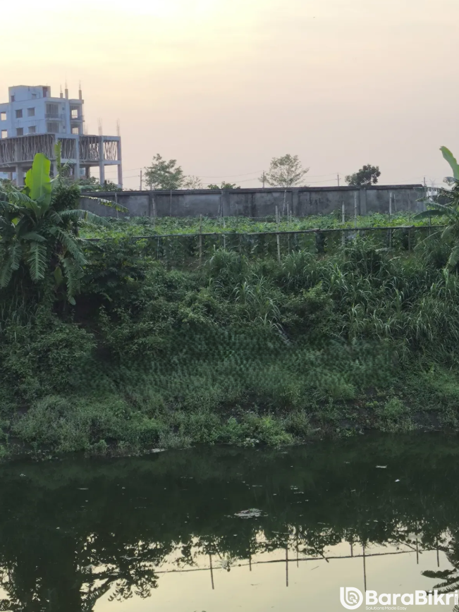 8 katha ready plot for sale in RAJUK Purbachal sector 15 with updated mutation documents and 54 ft road
