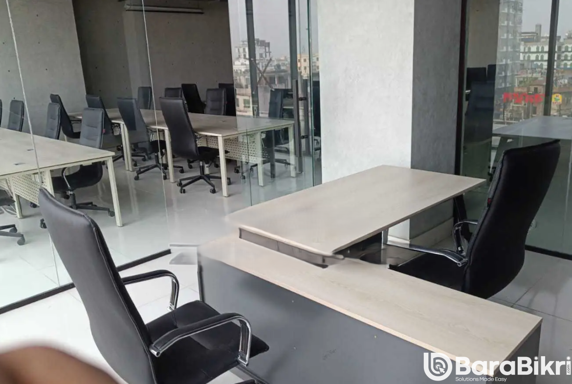 40 seats capacity office layout in Chattogram