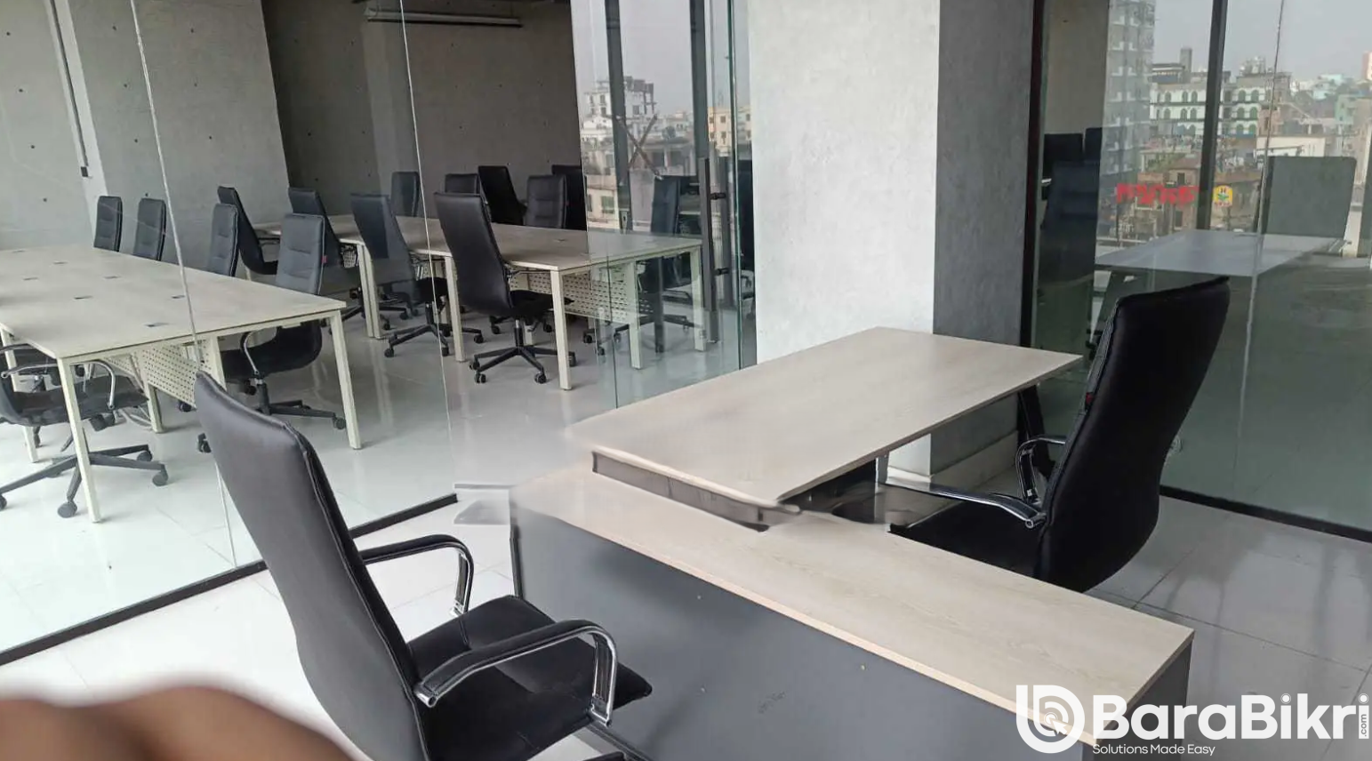 40 seats capacity office layout in Chattogram