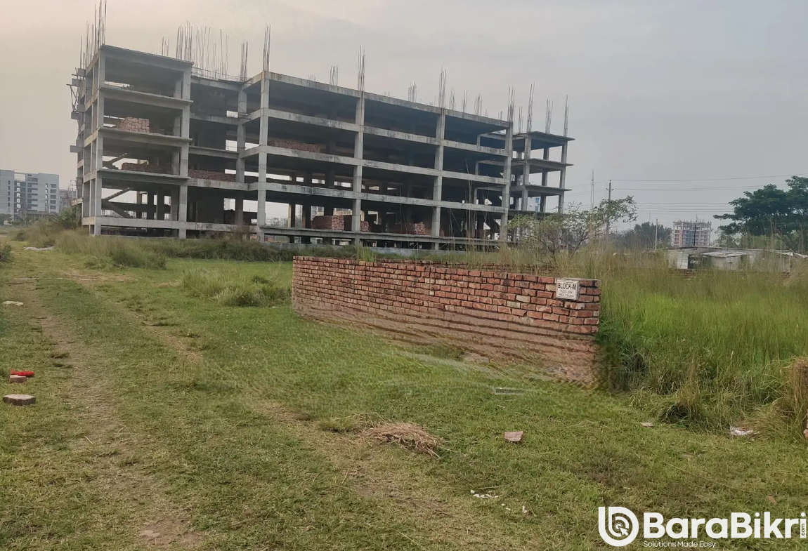 3 Katha plot for sale in Bashundhara Block M