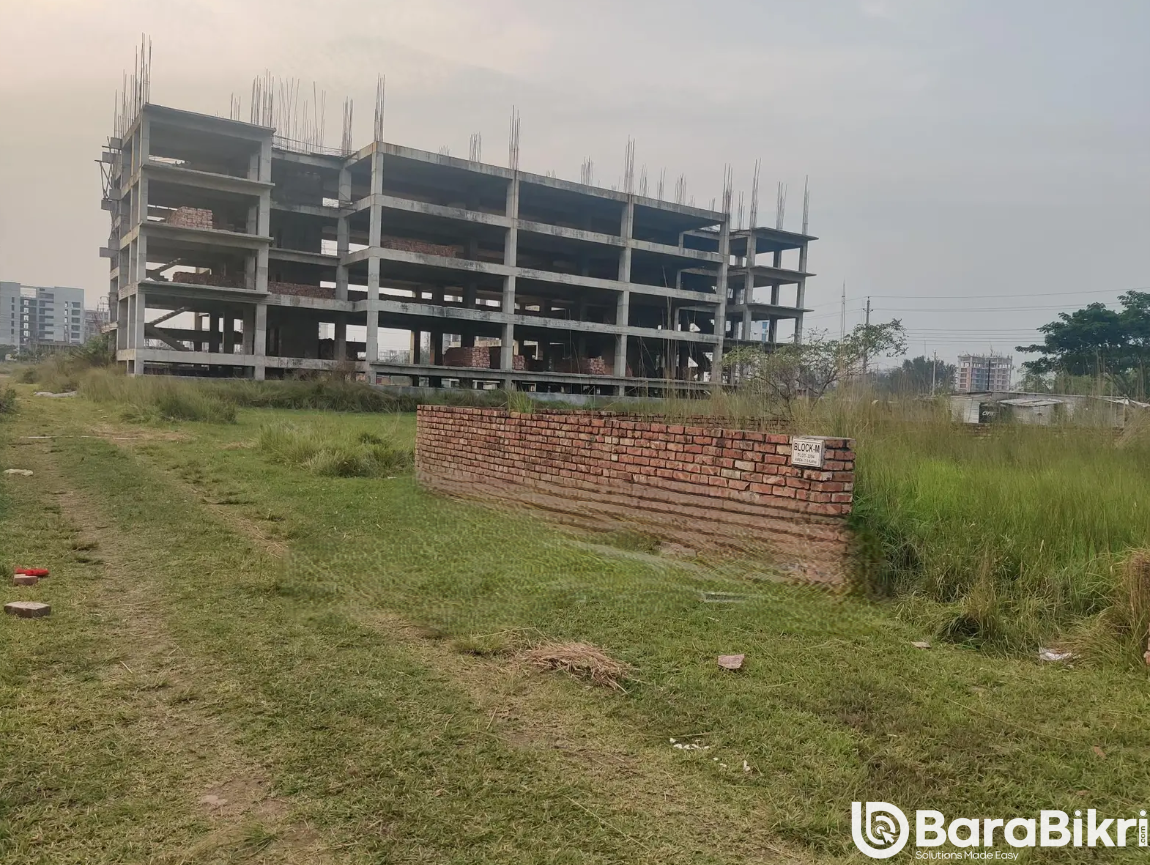 3 Katha plot for sale in Bashundhara Block M